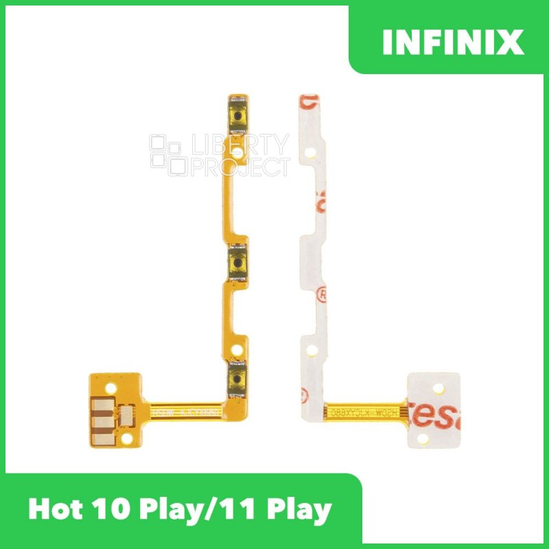 Шлейф для Infinix Hot 10 Play/11 Play (X688C/X688B) на кнопку включения и кнопки громкости — фото 2