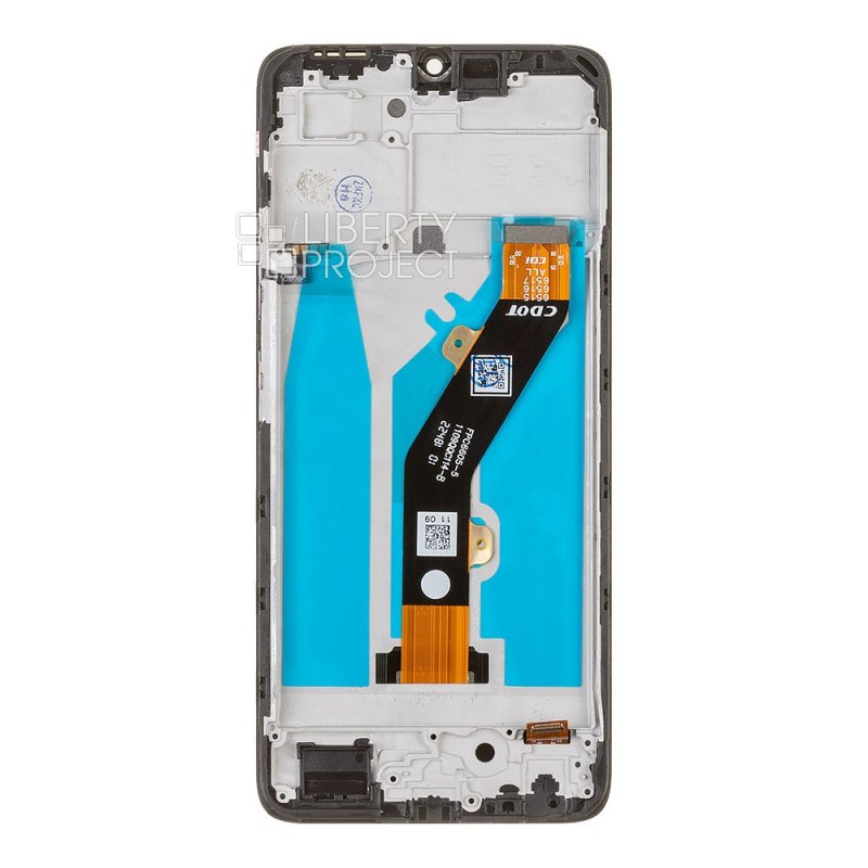 LCD дисплей для Infinix Smart 7 (X6515) с тачскрином в рамке (черный) OR LCD — фото 3