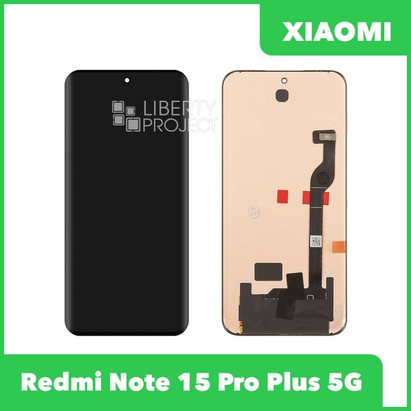 LCD дисплей для Xiaomi Redmi Note 15 Pro+ 5G (2510ERA8BG) с тачскрином (черный) 100% OR — фото 2