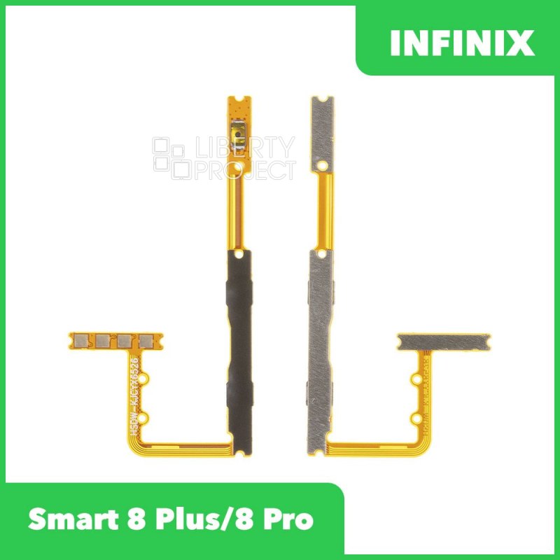 Шлейф/FLC Infinix Smart 8 Plus/8 Pro (X6526/X6525B) на кнопку включения и кнопки громкости — фото 2