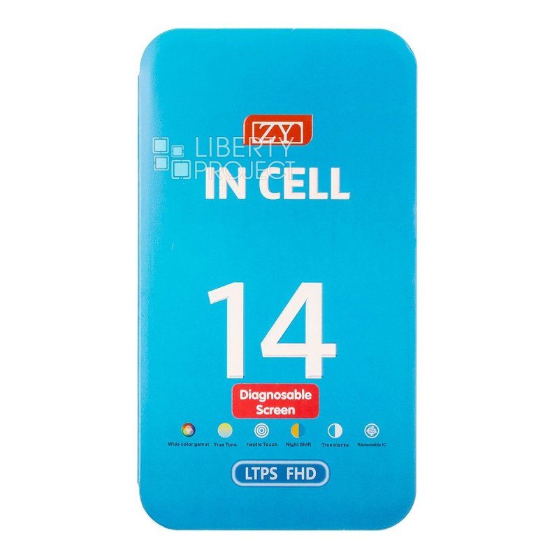 LCD дисплей для Apple iPhone 14 (черный) матрица ZY In-Cell LTPS FHD (привязка без пайки) — фото 3