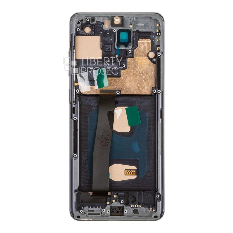 LCD дисплей для Samsung Galaxy S20 Ultra G988 в сборе в рамке incell (черный) — фото 3