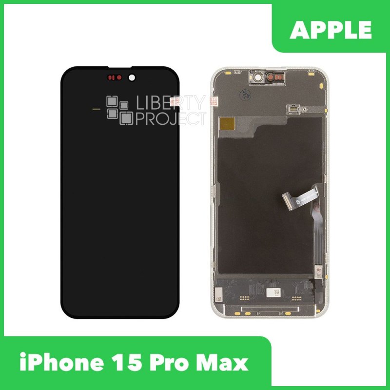 LCD дисплей для Apple iPhone 15 Pro Max (черный) SOFT OLED DD (привязка без пайки) — фото 2