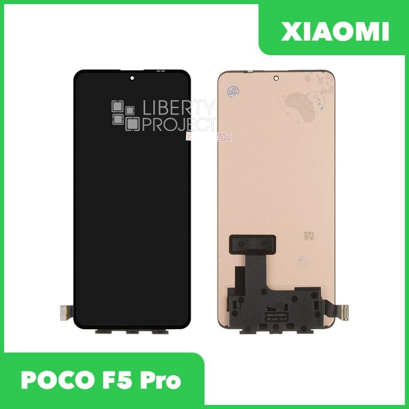 LCD дисплей для Xiaomi POCO F5 Pro с тачскрином (черный) 100% OR — фото 2