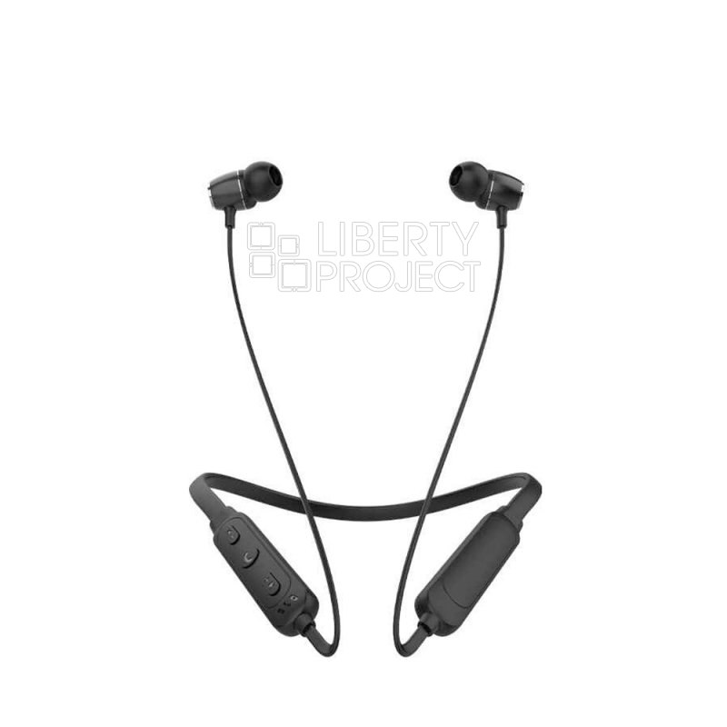 Bluetooth гарнитура Celebrat A22 вставная спорт (черная)