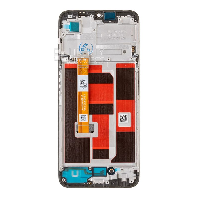 LCD дисплей для Realme C35 (RMX 3511) с тачскрином в рамке (черный) OR LCD — фото 3