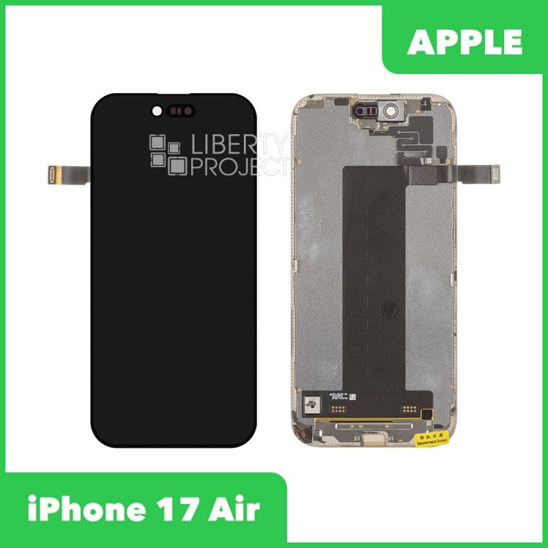 LCD дисплей для Apple iPhone 17 Air (черный) с тачскрином original (change glass) без ошибки — фото 2