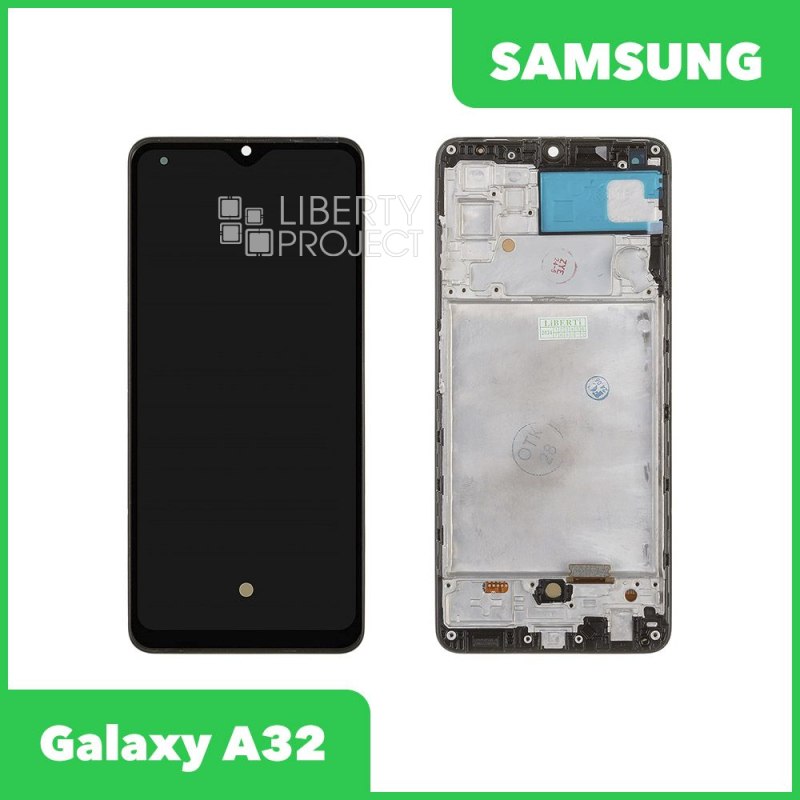 LCD дисплей для Samsung Galaxy A32 SM-A325 в сборе с тачскрином OLED (черный) — фото 2