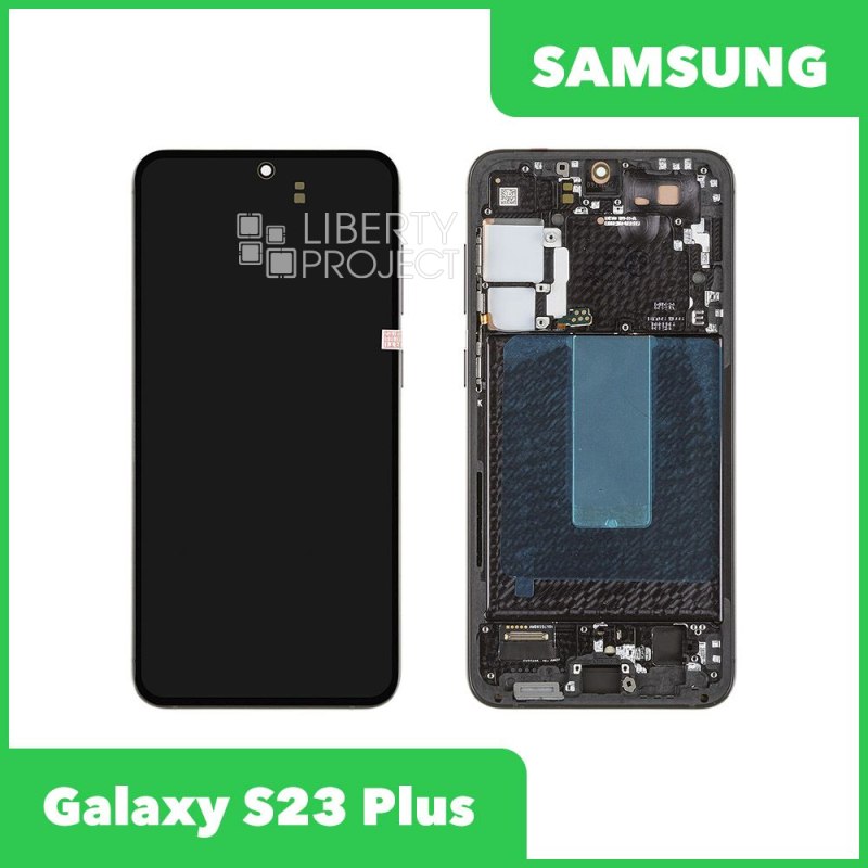 LCD дисплей для Samsung Galaxy S23 Plus SM-S916 в сборе в рамке CK OLED (черный) — фото 2