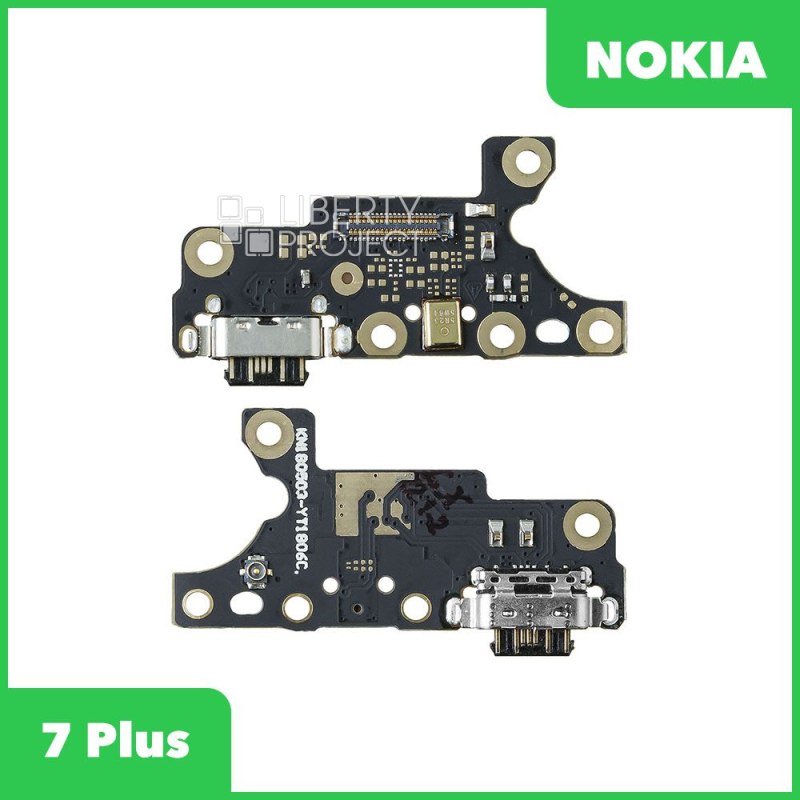 Шлейф/FLC для Nokia 7 Plus на системный разъем/микрофон
