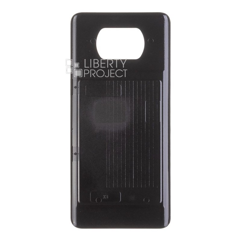 Задняя крышка для Xiaomi Poco X3/Poco X3 NFC (M2007J20CG)/Poco X3 Pro (M2102J20SG) (серый) — фото 3