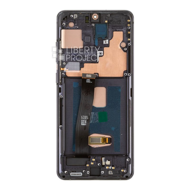 LCD дисплей для Samsung Galaxy S20 Ultra SM-G988 в сборе в рамке CK Soft OLED (черный) — фото 3