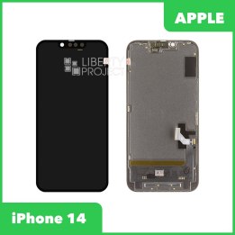 LCD дисплей для Apple iPhone 14 (черный) матрица DD SOFT OLED (привязка без пайки)