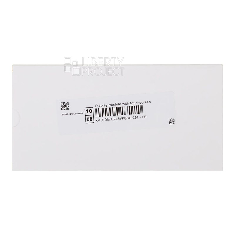 LCD дисплей для Xiaomi Redmi A3/A3x/Poco C61 с тачскрином в рамке (черный) OR LCD — фото 4
