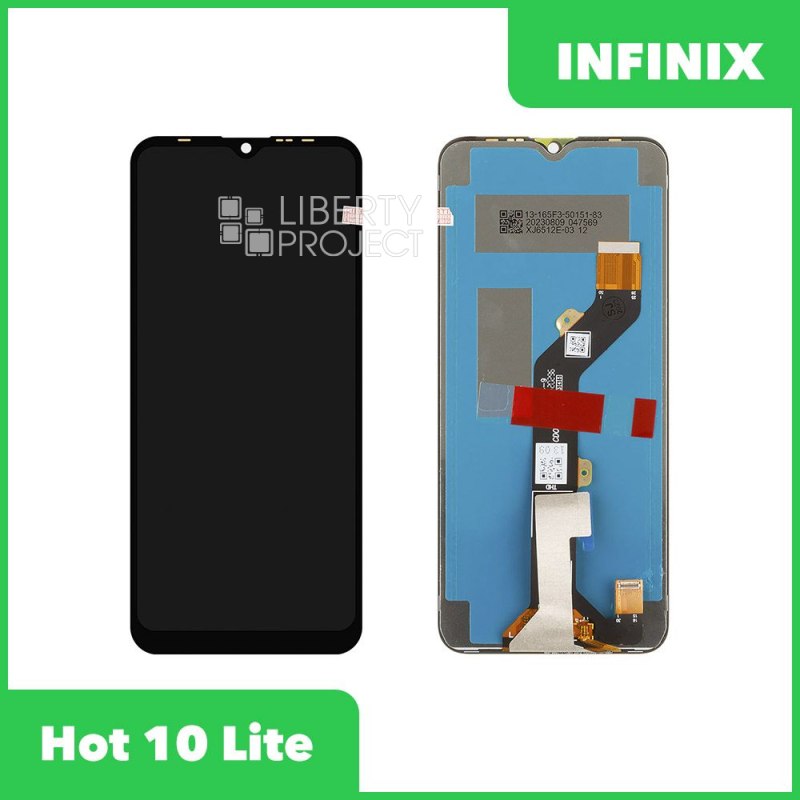 LCD дисплей для Infinix Hot 10 Lite (X657B) в сборе с тачскрином (черный) OR LCD — фото 2