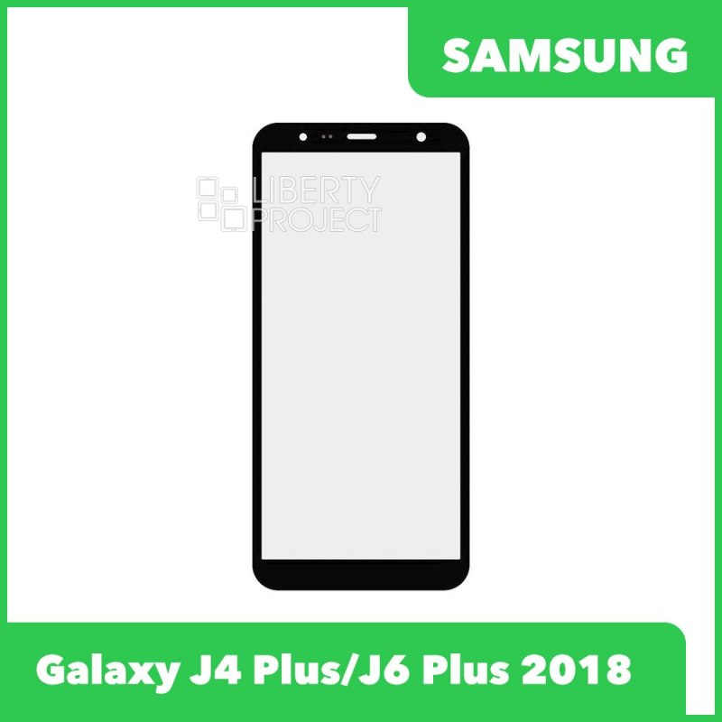 G+OCA PRO стекло для переклейки Samsung J415/J610F Galaxy J4 Plus/J6 Plus (2018) (черный) — фото 2