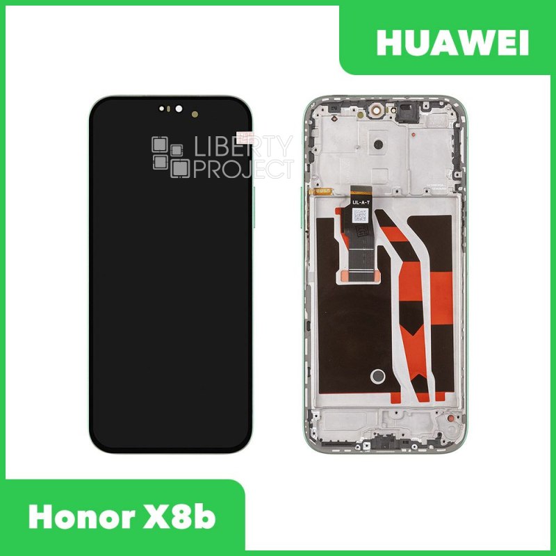 LCD дисплей для Huawei Honor X8b (LLY-LX1) с тачскрином в рамке (зеленый) 100% OR — фото 2