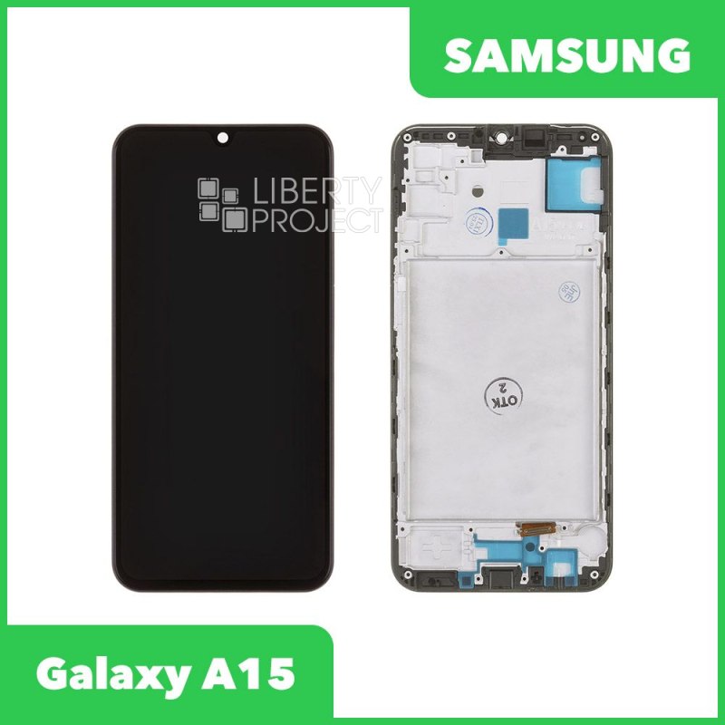 LCD дисплей для Samsung Galaxy A15 4G/5G SM-A155/A156 в сборе в рамке incell (черный) XJE HD+ — фото 2