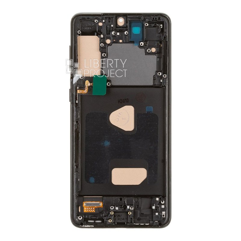 LCD дисплей для Samsung Galaxy S21 Plus G996B в сборе в рамке incell (черный) — фото 3