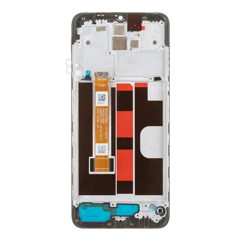 LCD дисплей для OPPO A5 (2020) с тачскрином в рамке (черный) OR LCD — фото 3