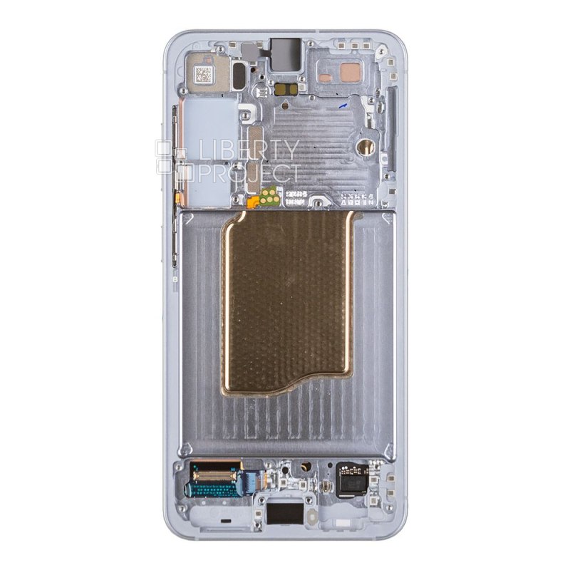 LCD дисплей для Samsung Galaxy S25 SM-S931 в рамке (голубой) 100% OR SP — фото 3