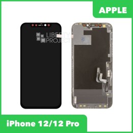 LCD дисплей для Apple iPhone 12/12 Pro (черный) матрица DD HARD OLED (привязка без пайки)