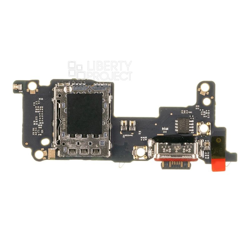 Шлейф/FLC Xiaomi 12T/12T Pro (22071212AG/MZB0CE5RU) на системный разъём/разъём SIM/микрофон, ориг — фото 3