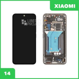 LCD дисплей для Xiaomi 14 с тачскрином (черный) 100% OR SP