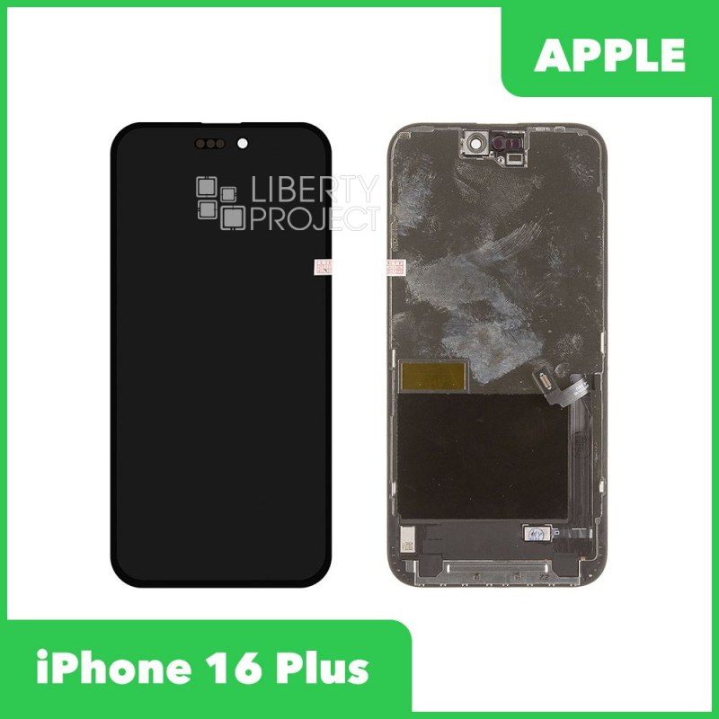LCD дисплей для Apple iPhone 16 Plus (черный) матрица ZY In-Cell LTPS FHD (привязка без пайки) — фото 2