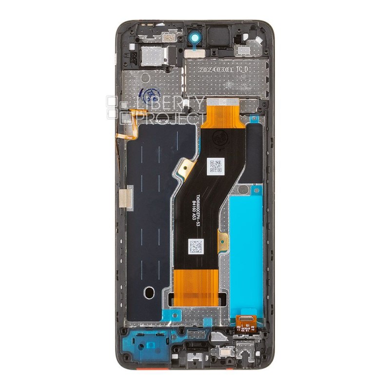 LCD дисплей для Tecno Spark Go 2024 (BG6) с тачскрином в рамке (черный) OR LCD — фото 3
