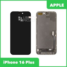 LCD дисплей для Apple iPhone 16 Plus (черный) (A3090) SOFT OLED DD (привязка без пайки)