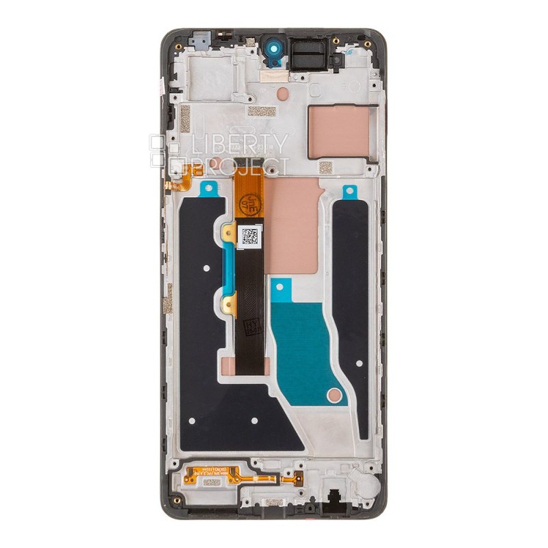 LCD дисплей для Infinix Note 30 Pro (X678B) с тачскрином в рамке (черный) OR LCD — фото 3