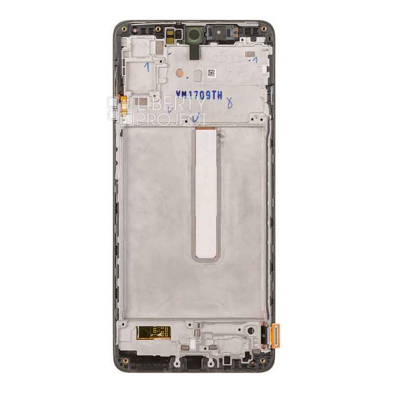LCD дисплей для Samsung Galaxy M53 5G SM-M536B в рамке (черный) 100% OR SP — фото 3