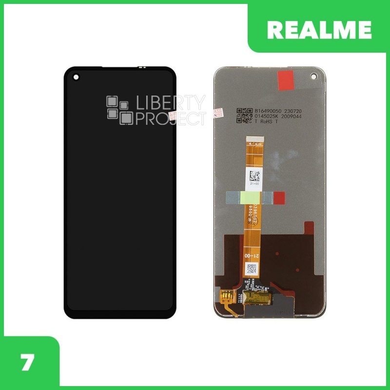LCD дисплей для Realme 6S/6/7/Narzo 30 4G/20 Pro с тачскрином (черный) OR LCD — фото 2