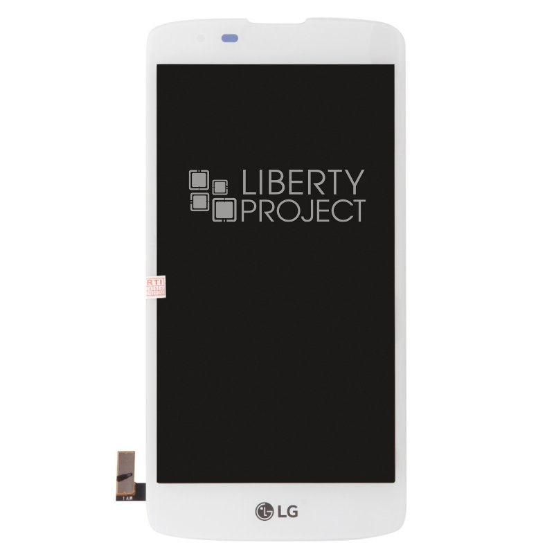 LCD дисплей для LG K8 (K350e) (с тачскрином) белый
