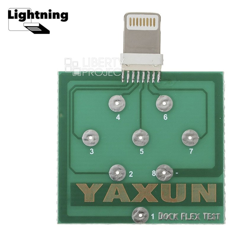 Тестер разъема зарядки Apple Lightning 8 pin