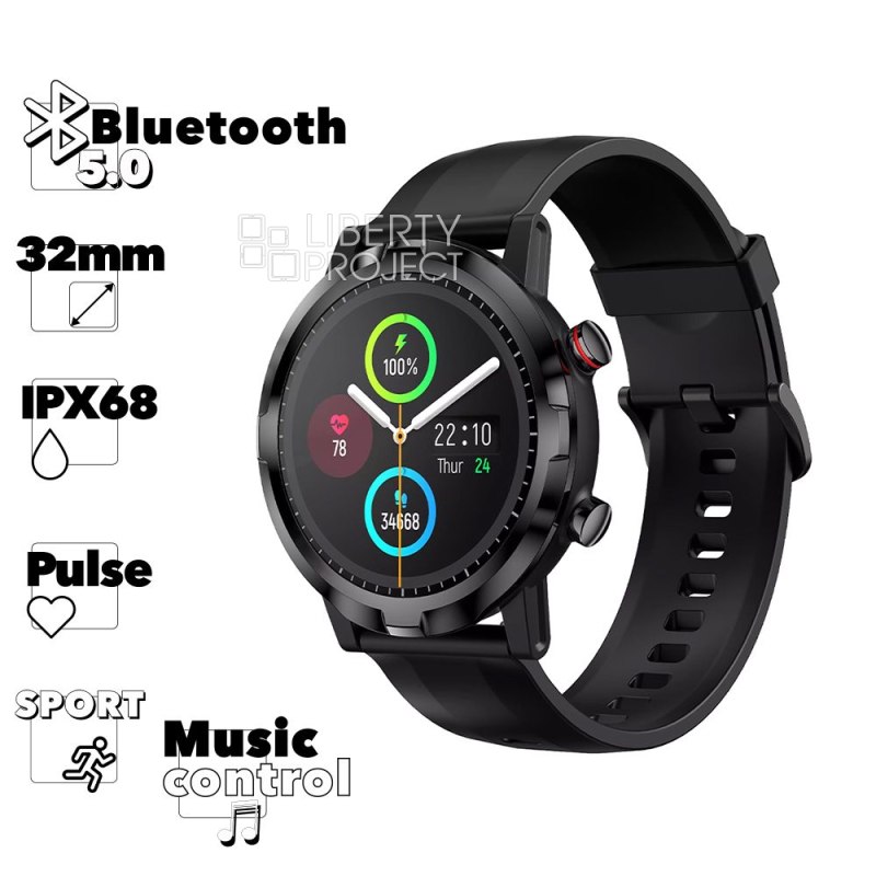 Умные часы Xiaomi Haylou Smart Watch Solar LS05S Global (черные)