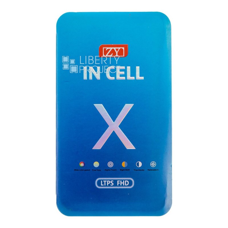 LCD дисплей для Apple iPhone X (черный) матрица ZY In-Cell A-SI FHD — фото 4
