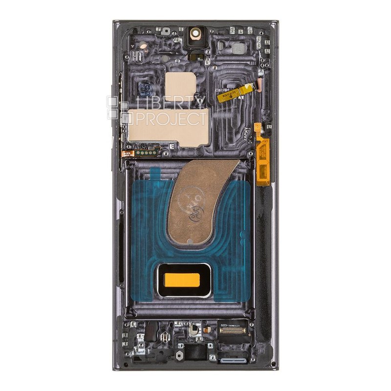 LCD дисплей для Samsung Galaxy S23 Ultra SM-S918 в сборе в рамке CK Soft OLED 6.81 (черный) — фото 3