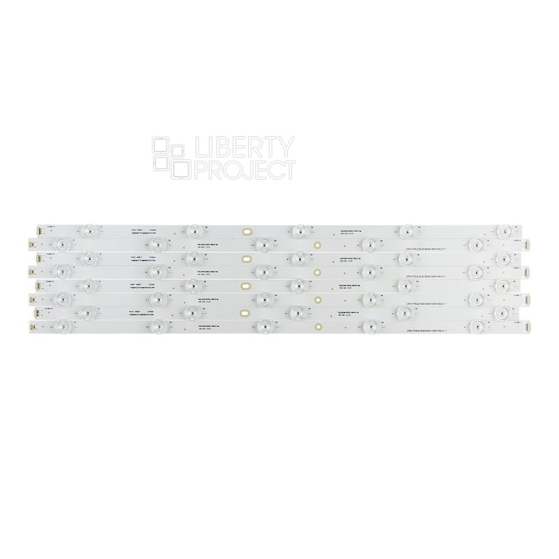 Светодиодная подсветка для телевизоров 55" CRH-F55JL5S3030041085P-REV1.5/1.7 (комплект 4 шт.) — фото 11