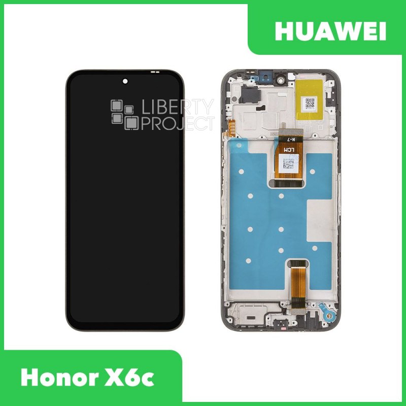 LCD дисплей для Huawei Honor X6c (NIC-LX1) с тачскрином в рамке (черный) OR LCD — купить оптом в интернет-магазине Либерти