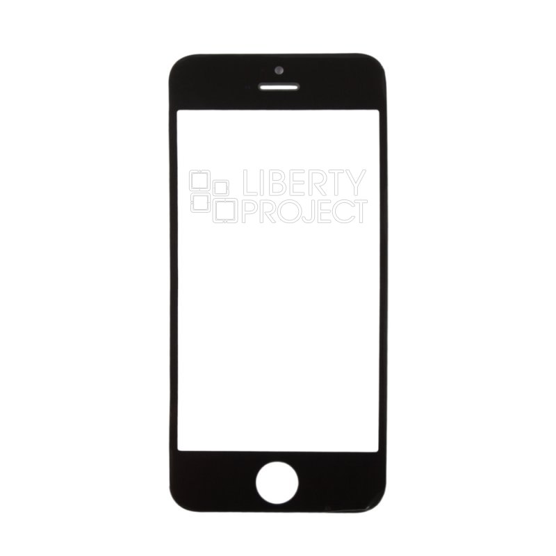 Стекло для iPhone 5/5s/5C/SE (черный)