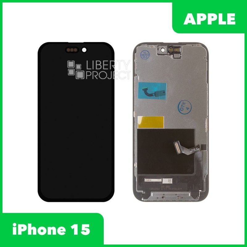 LCD дисплей для Apple iPhone 15 (черный) матрица ZY In-Cell FHD a-si — фото 2