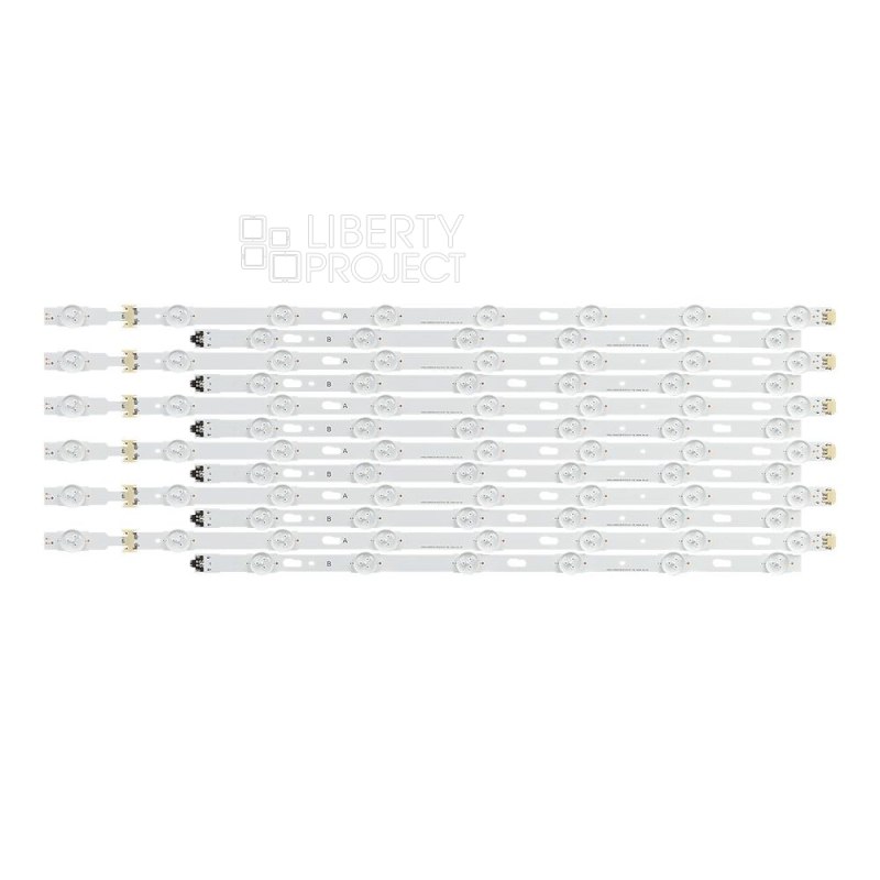 Светодиодная подсветка для телевизоров 55" LM41-00136A LM41-00135A 34798A (комплект 12 шт.) — фото 10