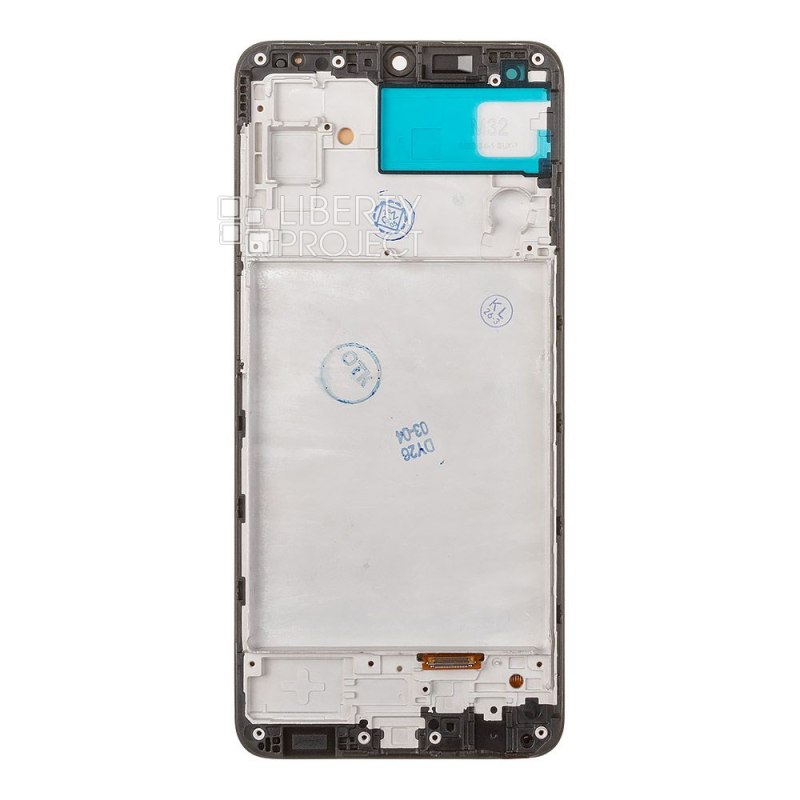 LCD дисплей для Samsung Galaxy M32 SM-M325 в сборе с тачскрином в рамке OLED Full Size (черный) — фото 3