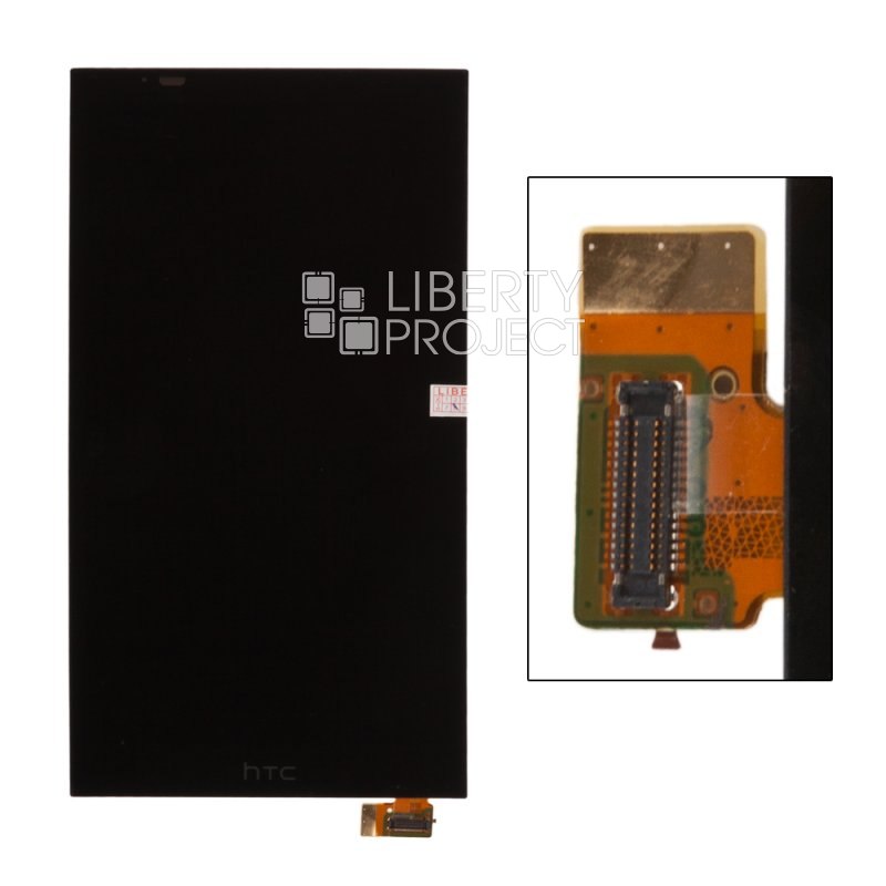 LCD дисплей для HTC Desire 816, 45 pin с тачскрином (черный)