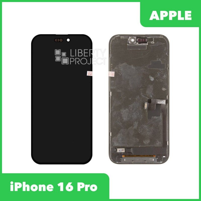 LCD дисплей для Apple iPhone 16 Pro (черный) матрица ZY In-Cell LTPS FHD (привязка без пайки) — фото 2