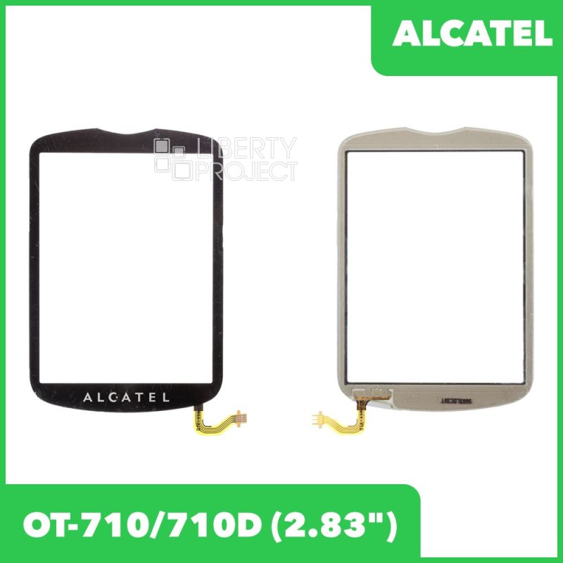 Тачскрин для Alcatel OT-710/710D (черный)