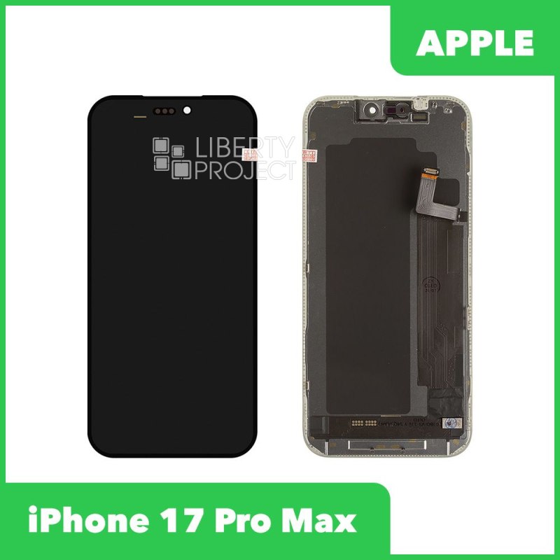 LCD дисплей для Apple iPhone 17 Pro Max (черный) матрица ZY SOFT OLED (привязка без пайки) — фото 2