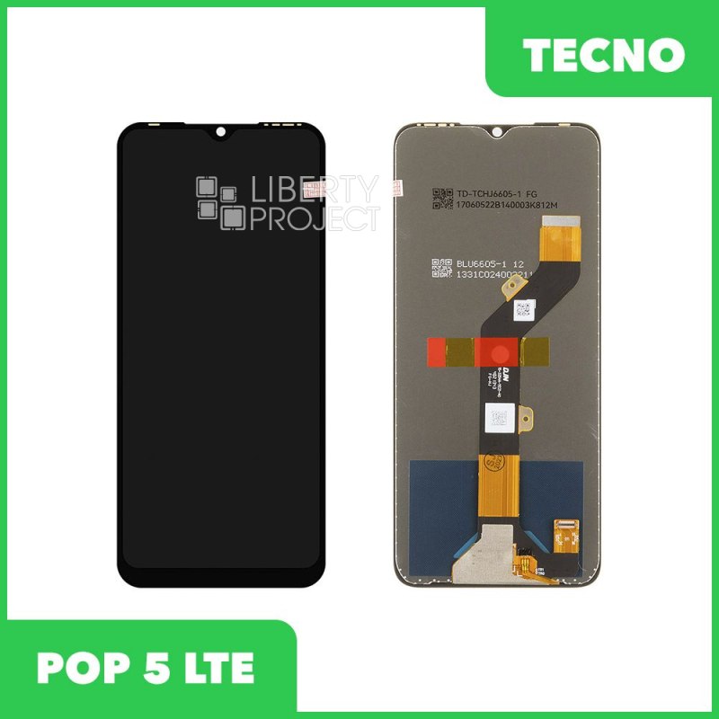LCD дисплей для Tecno POP 5 LTE (BD4) с тачскрином (черный) 100% OR — фото 2
